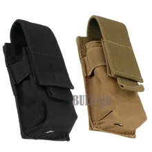 Военная Тактическая одна Пистолетная обойма чехол ножевой фонарик оболочка страйкбол охотничьи боеприпасы Molle Pouchs сумка