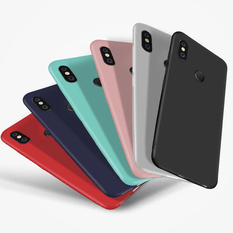 

Color Matte Case For Xiaomi Redmi Note 5 Pro 4X 4 Soft Silicone Cover For Mi 8 SE Redmi 5 5 Plus S2 5A 6A 6 Pro Mi 5X A1 6X A2
