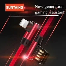 Suntaiho Double-sided Plug USB Cable for iPhone XR XS Max Fast Charging for iPhone lightning cable 7 8 plus 5 SE 6 cord data USB Suntaiho Double-sided Plug USB Cable for iPhone XR XS Max Fast Charging for iPhone lightning cable 7 8 plus 5 SE 6 cord data USB