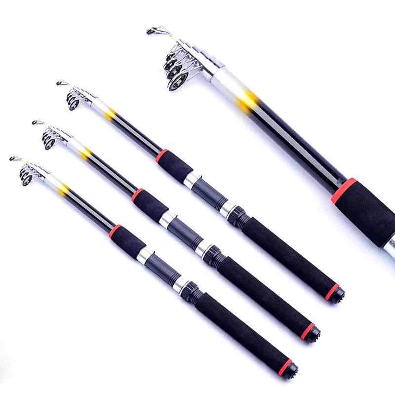 Super Cheap Spinning Fishing Rod Telescopic Rock Fishing Pole Carp Feeder Rod Strong Hard Sea