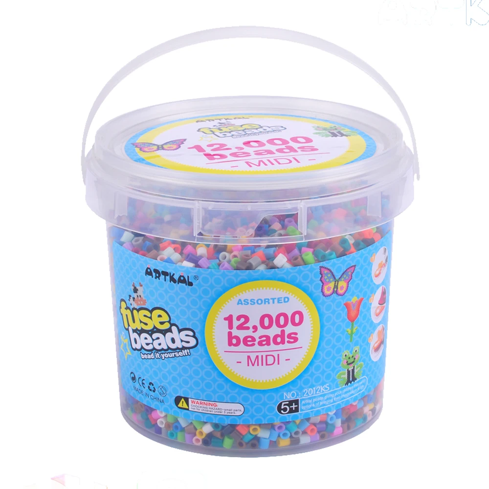 

12,000 pcs Artkal Beads bucket Set Perler Fuse Beads for Kids