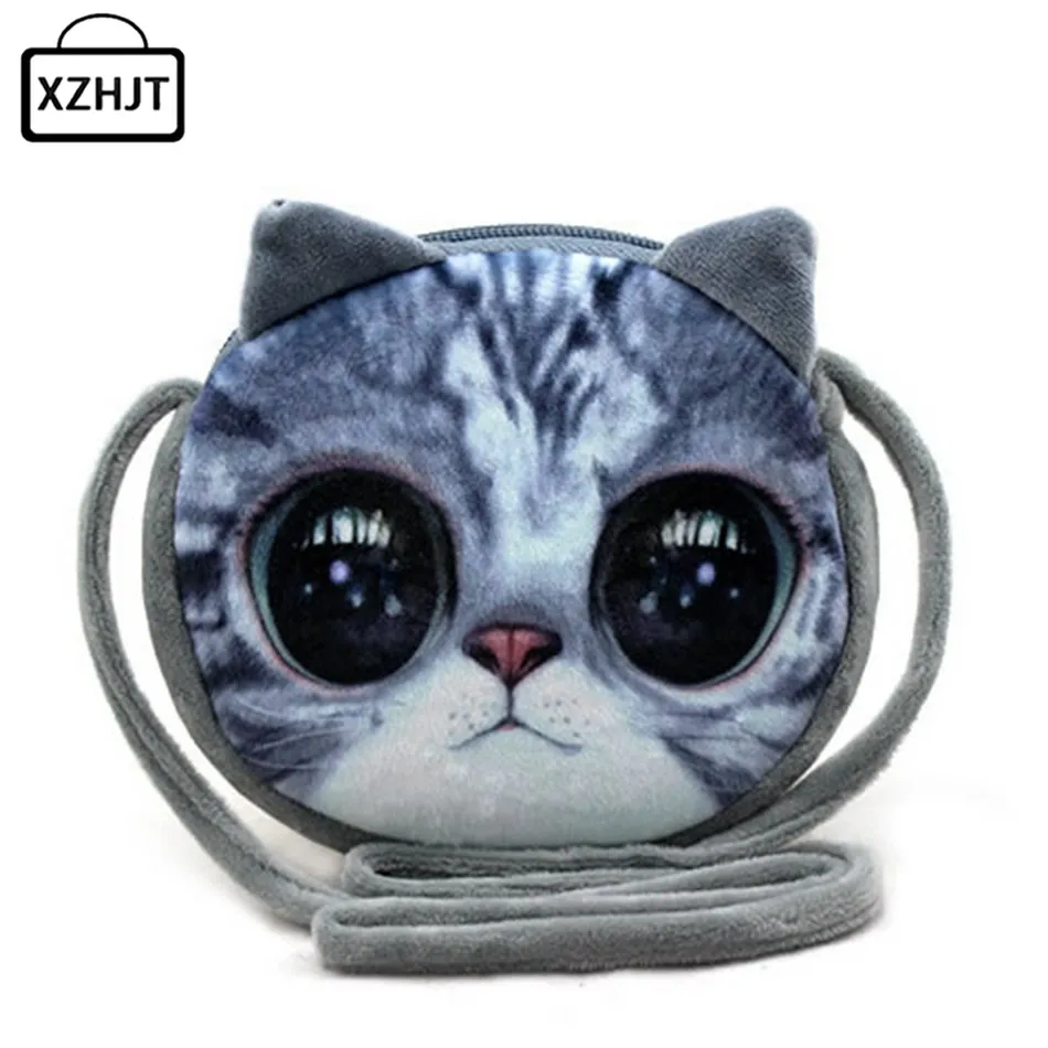  New 2016 Chirdren Girl Mini Plush Purse Messenger Wallet Card Holders Handbag Multifunction Shoulder Coin Purse For Kids Gift 