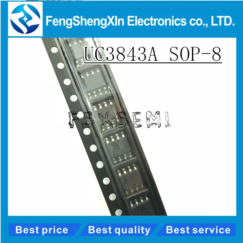 10pcs/lot New UC3843AN UC3843 3843B UC3843A 3843A SOP 8 Switch power ...