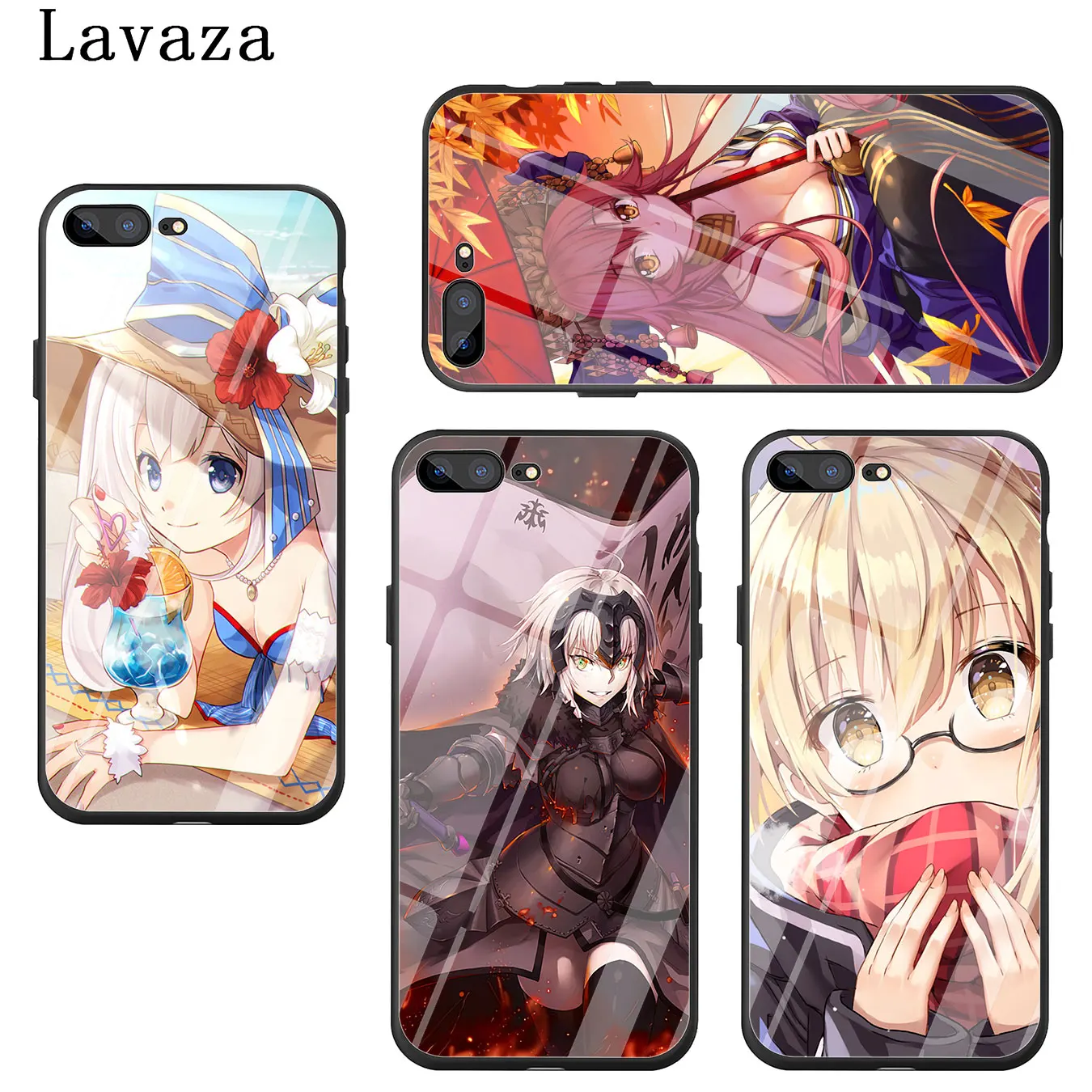Lavaza Fate Series Grand Order аниме девушка закаленное стекло чехол для телефона Apple iPhone XR X XS