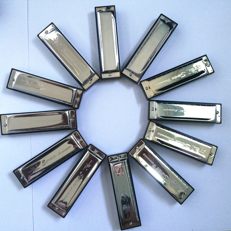 10 Holes Swan Harmonica Diatonic Blues Harp Woodwind music instrument  Mouth Organ for Blues Rock Country Folk Jazz Melodica