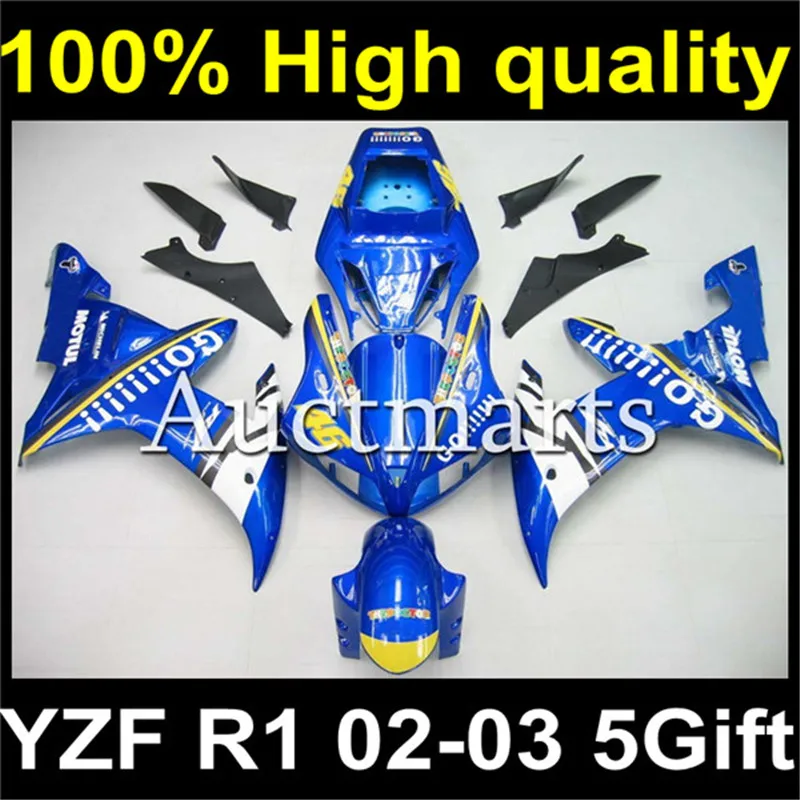 

Complete Plastic Body Fairing Kit Set For YAMAHA YZF R1 2002 2003 02 03 Fairing Fairing Y02-031155