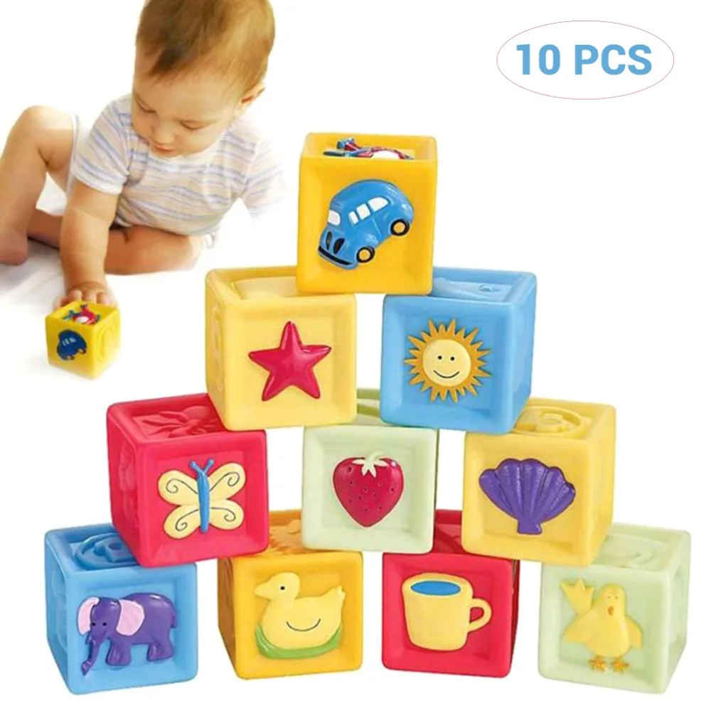 10pcs Soft Balls Massage Educational Toys for Babies Kids Toddlers