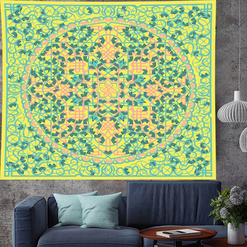 Nordic Style Classical Green Macrame Tapestry Vintage Style Boho Decor Tapestries Retro Wall Carpet Wall Hanging Home Decor Tapestry Aliexpress