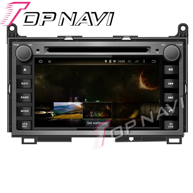 TOPNAVI 7 ''Восьмиядерный Android 8,0 Автомобильный gps навигация для dvd-плеер для Toyota Venza 2008-Авторадио DVD мультимедиа аудио плеер стерео 2 Din