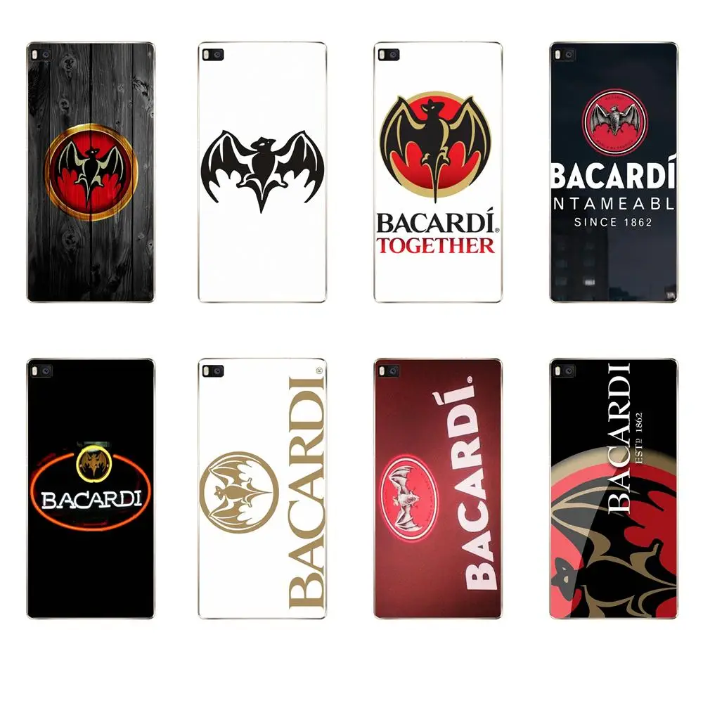 Модный мягкий ТПУ чехол Bacardi Bat для Huawei G7 G8 Honor 5A 5C 5X 6 6X 7 8 V8 Mate 9 P7 P8 P9 P10 Lite Plus|cover for