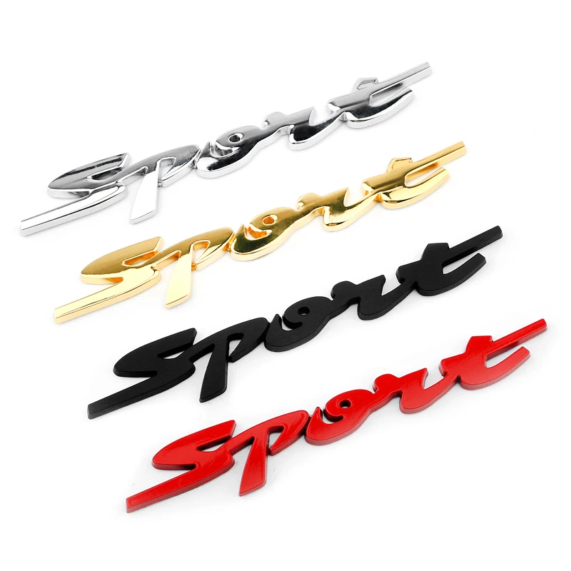 

3D Metal Car Stickers Sport for SsangYong Actyon Turismo Rodius Rexton Korando Kyron Musso Sports,Auto Accessories