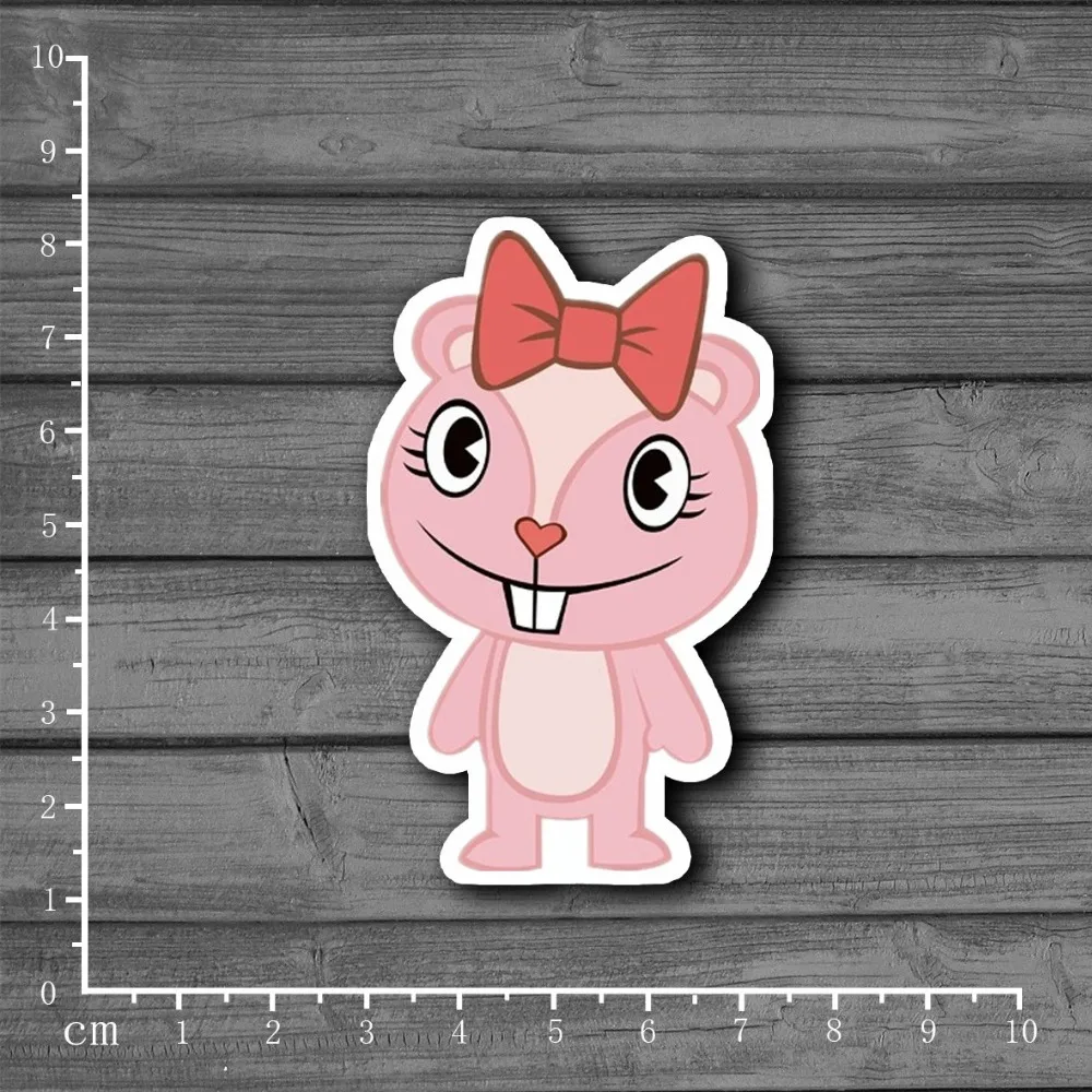

Happy Tree FriendsStationery Graffiti Suitcase Kids Toys Sticker Decor For Ablum Scrapbooking Laptop Notebook Sticker[Single]