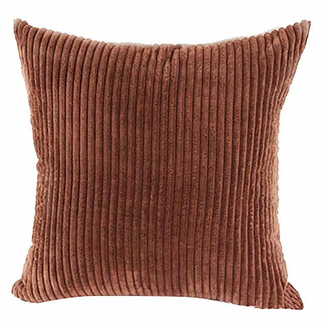 45cm/60cm/65cm Solid Corduroy Pillowcase Decorative Bed Pillow Casein