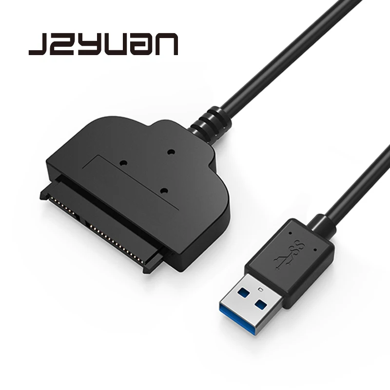 JZYuan SATA к USB 3 0 2 5 дюймовый жесткий диск 22 Pin высокоскоростной кабель переходник для
