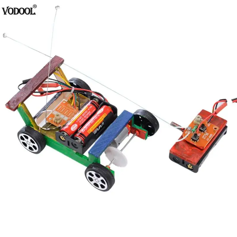 DIY Wireless RC Racing Modellbau Holz Kinder Physikalische Experimente   ~I 