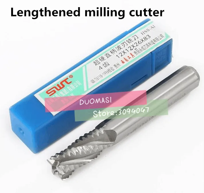 1pcs HSS-AL 4Flute Rough machining 4F-16*16*63*123mm End mill wave edge milling cutter Machine Milling Machinery Cutting tool |