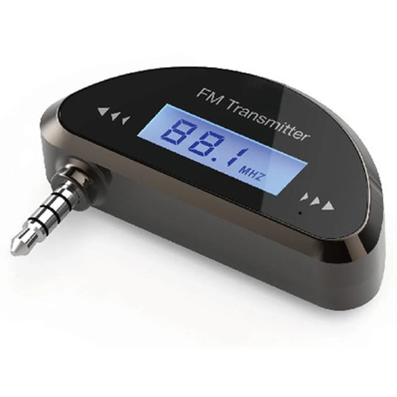 

FM Transmitter stainless steel Hands-free Calling Wireless Audio Radio Transmitter Adapter 3.5mm Jack for iPhone Car Speaker
