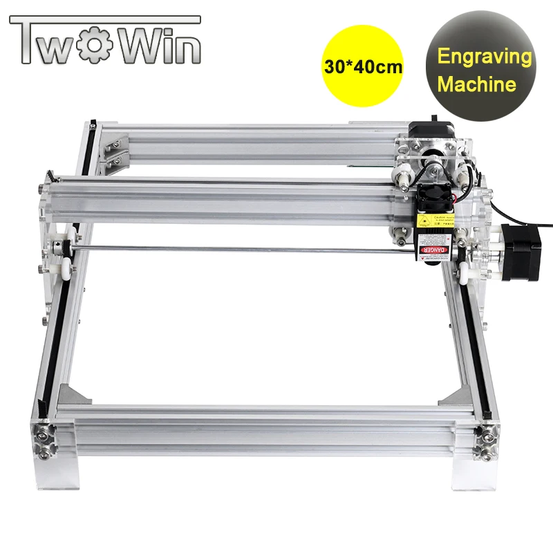 

DIY 500mw/2500mw/5500mw Laser Engraving Machine Desktop Wood Router Cutting Engraver ,working area 30cmx40cm