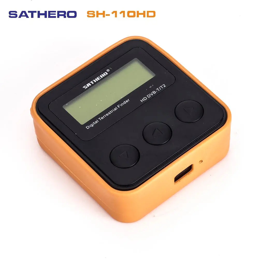 SATHERO SH-110HD устройство поиска сигналов наземных станций метр DVB-T DVB-T2 HD цифровое устройство поиска ТВ-сигнала лучше satlink ws-6905