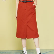 Toyouth, новинка, летние женские юбки, высокая талия, открытый разрез, мини-юбка, готический стиль, панк стиль, карманные юбки с пряжками, уличная одежда