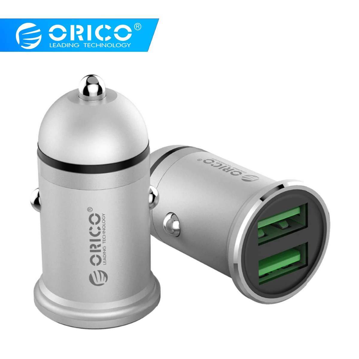 ORICO شاحن سيارة USB صغير ل Xiaomi سامسونج S8 فون X 8 زائد اللوحي GPS العالمي المزدوج USB شاحن سيارة الذكية تهمة ORICO شاحن سيارة USB صغير ل Xiaomi سامسونج S8 فون X 8 زائد اللوحي GPS العالمي المزدوج USB شاحن سيارة الذكية تهمة
