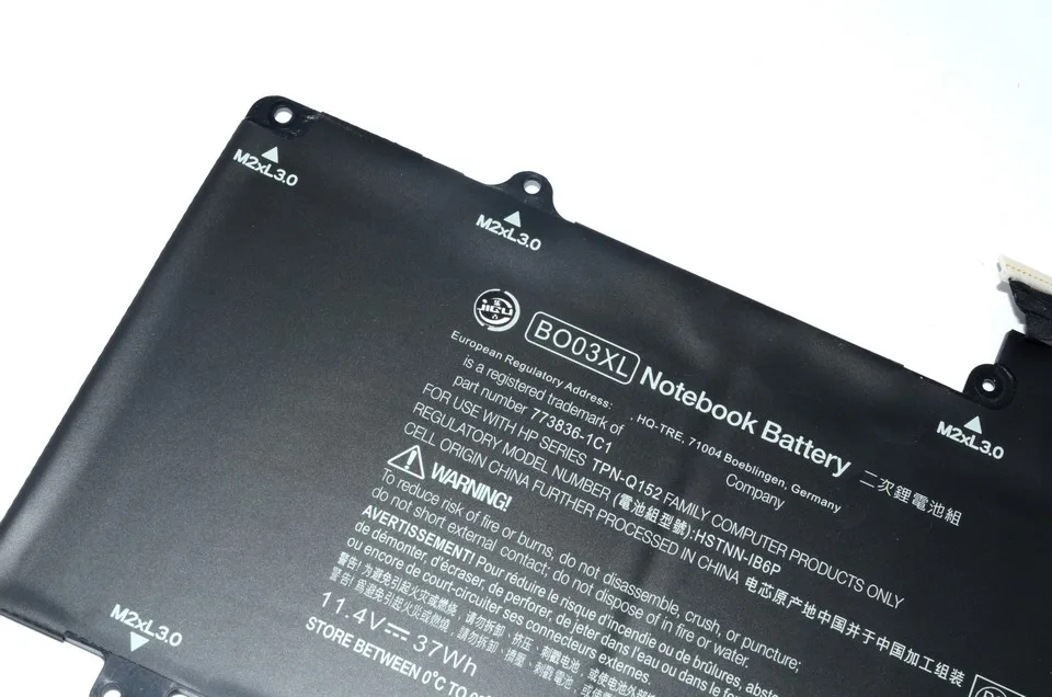  JIGU Original Laptop Battery 751895-1C1 752235-005 BO03XL HSTNN-IB6C 773836-1B1 HSTNN-IB6P 773836-1