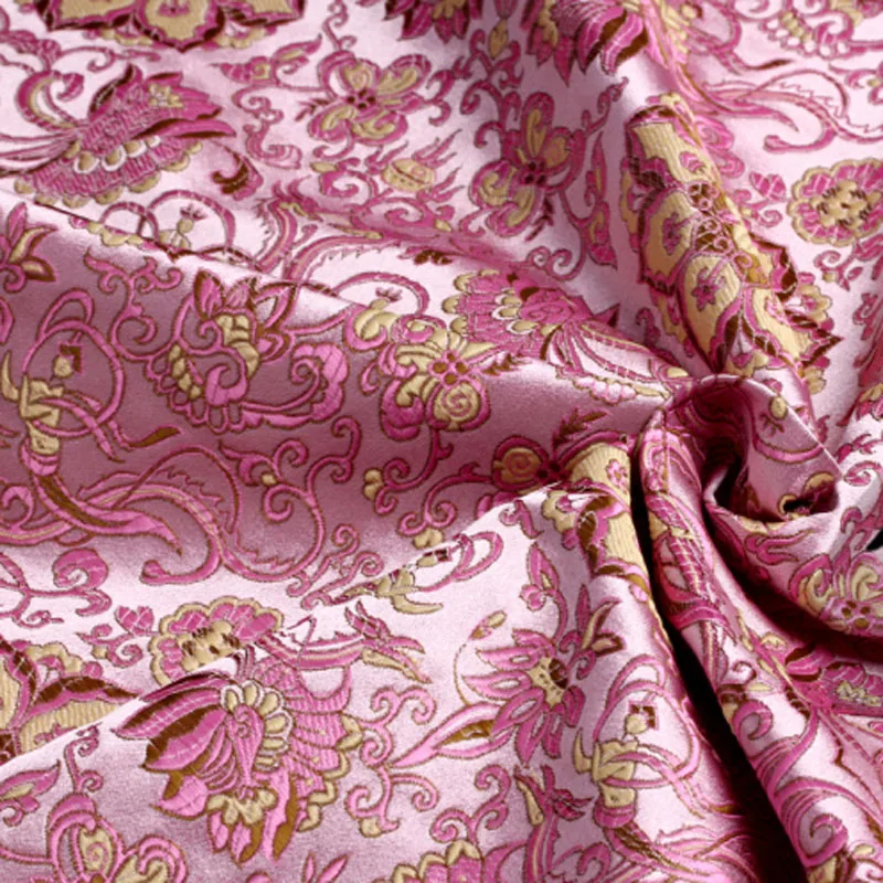 Gracefly Розовый пион цветок цветочный парча ткань жаккардовая одежда 50x72 см костюм Лоскутная Ткань обивка мебель Материал