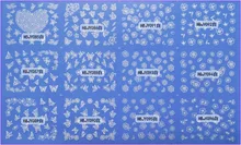 12 adet/grup KENDINDEN YAPıŞKANLı 3D TıRNAK DÖVMELER STICKER BEYAZ SIYAH ALTıN GÜMÜŞ TATLı KALP KELEBEK ÇIÇEK HBJY085-096