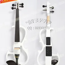 4 Строка электро-акустическая Скрипки Белый Пикап весь высокого качества измерения пикап