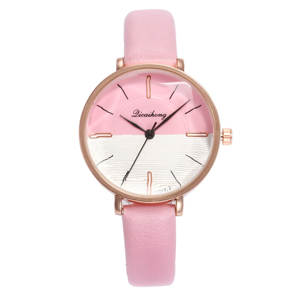 

Ladies belt watch creative personality dial student quartz watch