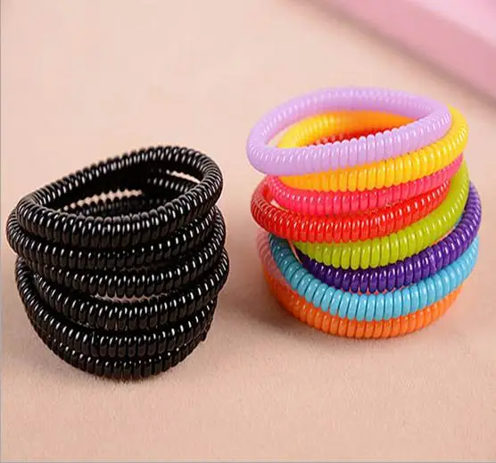 High Quality Telephone Line Hair Headwear For Girls Hairbands Multi