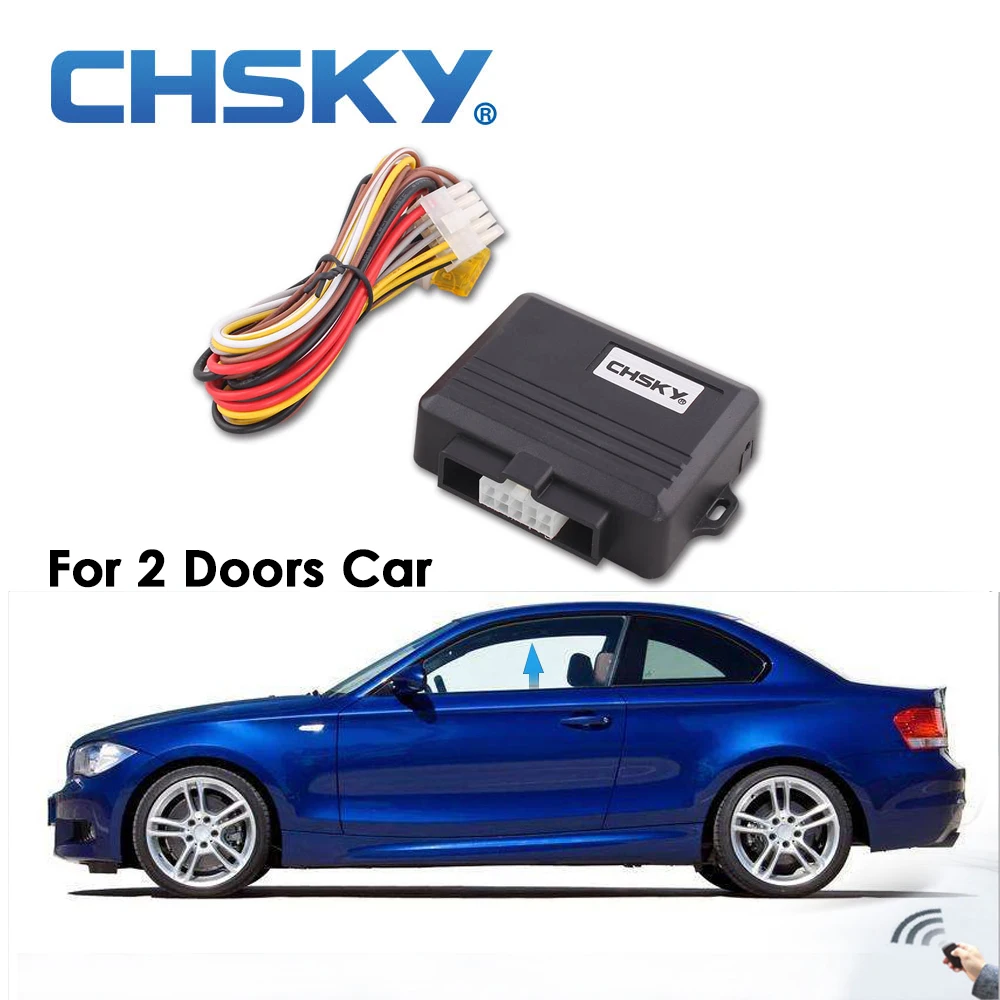 

CHSKY Universal Auto Car Power Window Roll Up Closer For 2 Doors Close Windows Car Alarm Systems&Security Systems Car Protector