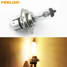 FEELDO 1 шт. теплый белый Авто H4 DC 24 V 70 W/100 W HalogenBulb принт грузовика, автобуса, противотуманная фара дальнего света 3000 K# HQ3161