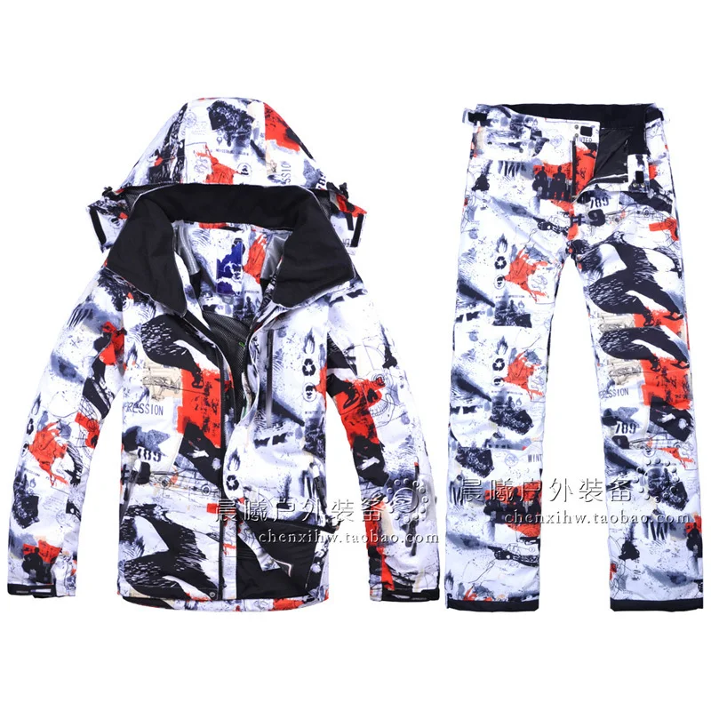 

The new 2016 male and female ski suits jacket+pants Men's water-proof,breathable thermal cottom-padded snowboard ski suits
