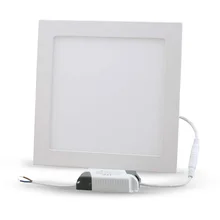 3W 6W 9W 12W 15W 25W LED Panel Light Warm White/Cold White square indoor LED Ceiling Spot Lighting Bulb AC85-265V free shipping