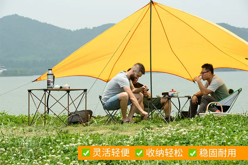 Dobrável ao ar Estrutura da Liga de Alumínio Mesa de Acampamento Mesa de Piquenique Naturehike Fábrica Vender Mesa Livre Portátil Móveis Dobrável 5 Mesas de campismo