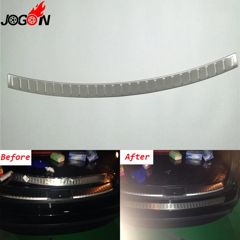 

1p For INFINITI FX 35 37 50 FX35 FX37 FX50 2009-2013 Rear Bumper Protector Tail Gate Trunk Guard Sill Plate Pad Scuff Trim Cover