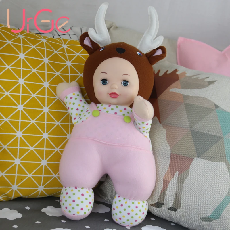2017 Горячие 40 см Kawaii Плюшевые модные аниме олени мягкие детские куклы Reborn American Girl
