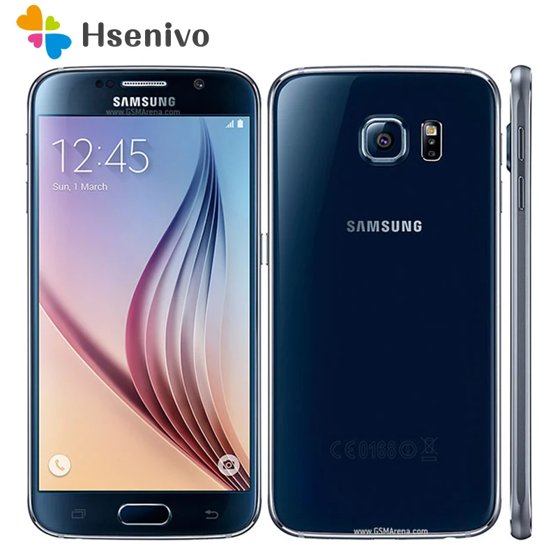 100% разблокированный Samsung Galaxy S6 G920 4 г пусть мобильные телефоны Octa Core 5 1 дюймов 16MP