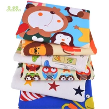 Chainho, мультфильм шаблон, хлопок холст ткань, ручная швейная ткань для дивана кайма для штор материал для художественного оформления дома, 50x150 см