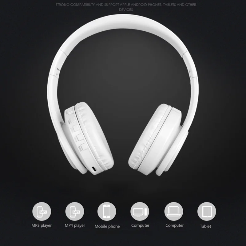 FDBRO HiFi стереонаушники беспроводные наушники Bluetooth Складная спортивная