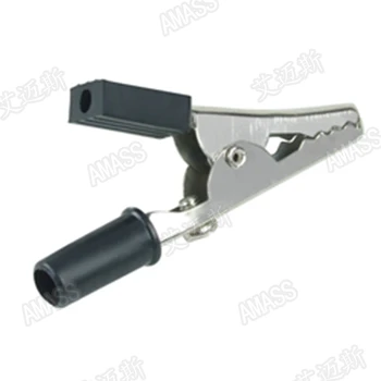 

40pcs Stainless steel nickel plated crocodile clip 4mm socket screw connection