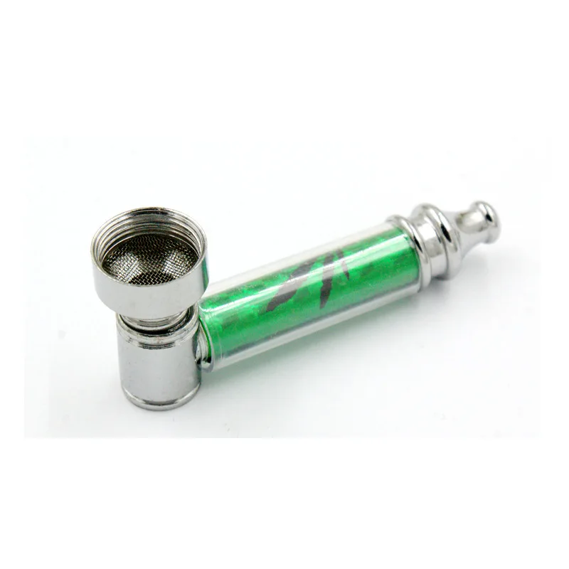 Metal Tobacco Weed Smoke Pipe Set with Screens Accessories Gadgets for