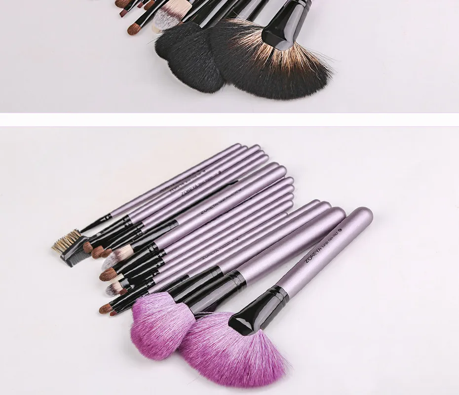 pink makeup brush 18pcs18