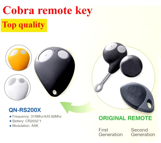 Best Quality Cobra car key, Compatible with Cobra Rolling Code Keys
