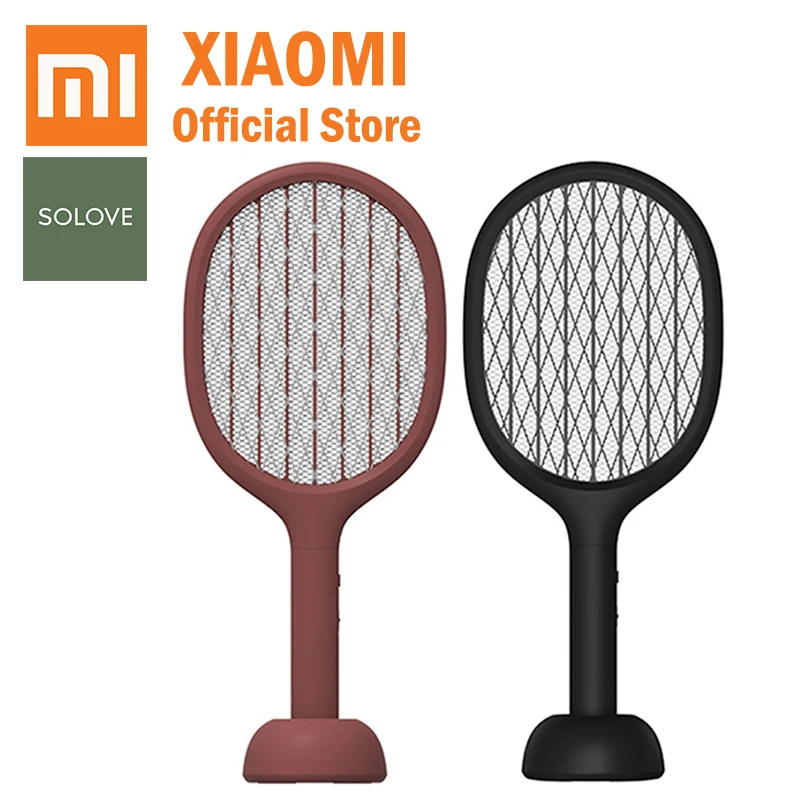 

2019 Xiaomi Solove Mosquito Swatter Electric Rechargeable 2000Amh LED Light Mode Type-C Charging Mosquito Killer
