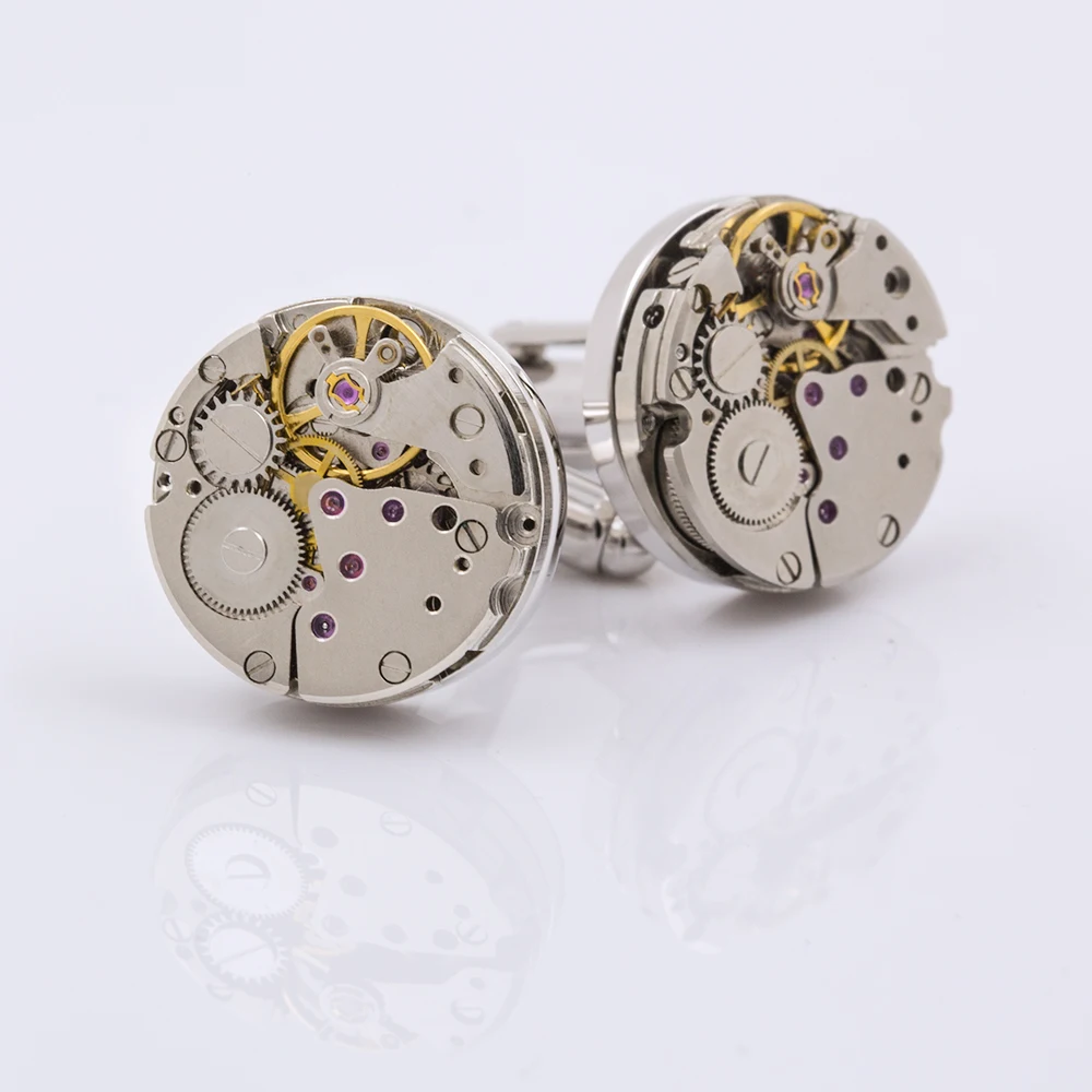 KFLK brand high quality mechanical cufflinks mens silvery cuff links wedding gift French shirt button New arrival guests