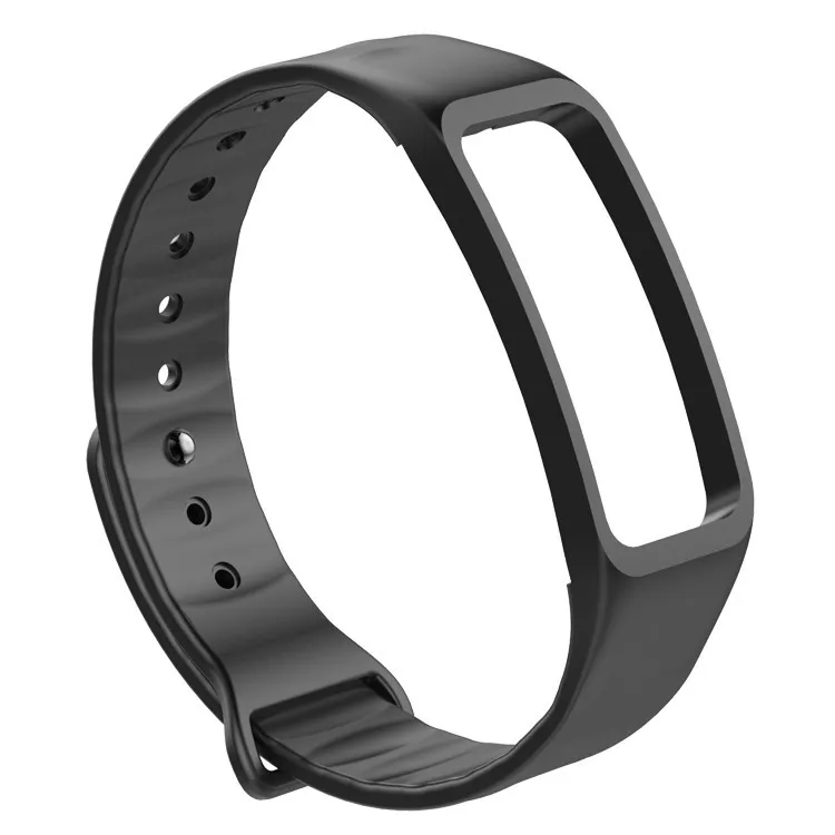 

2 Fashion V05C 16MM Silicone Band Strap Buckle Smart Wristband Running Sport Watch Band New MC042703 181016 jia