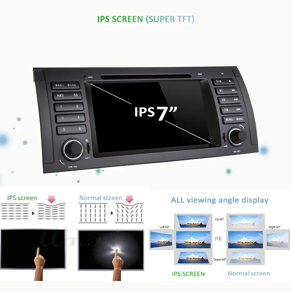 Flash Deal DSP IPS screen Android 9.0 4G RAM 64G ROM Car GPS Radio For BMW E39 E53 X5 M5 Multimedia Stereo Navigation DVD PLAYER 4