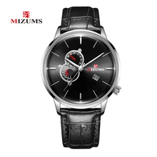 Mizums Mens Watches Top Brand Luxury Men Fashion Wristwatch Man Leather Quartz Watch Relogio Masculino drop shipping erkek saat Mizums Mens Watches Top Brand Luxury Men Fashion Wristwatch Man Leather Quartz Watch Relogio Masculino drop shipping erkek saat